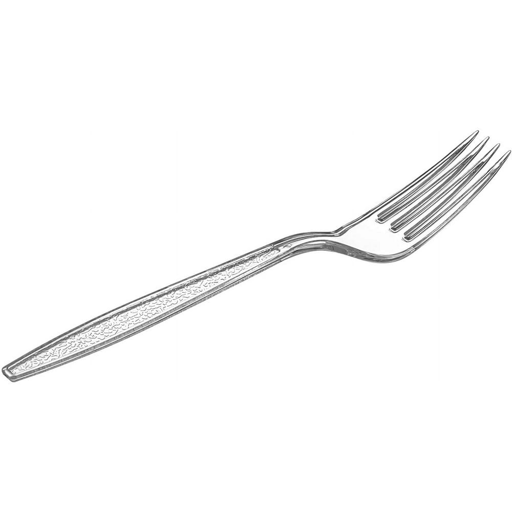 Gusto Engraved Plastic Forks 100-Pack: $8.53