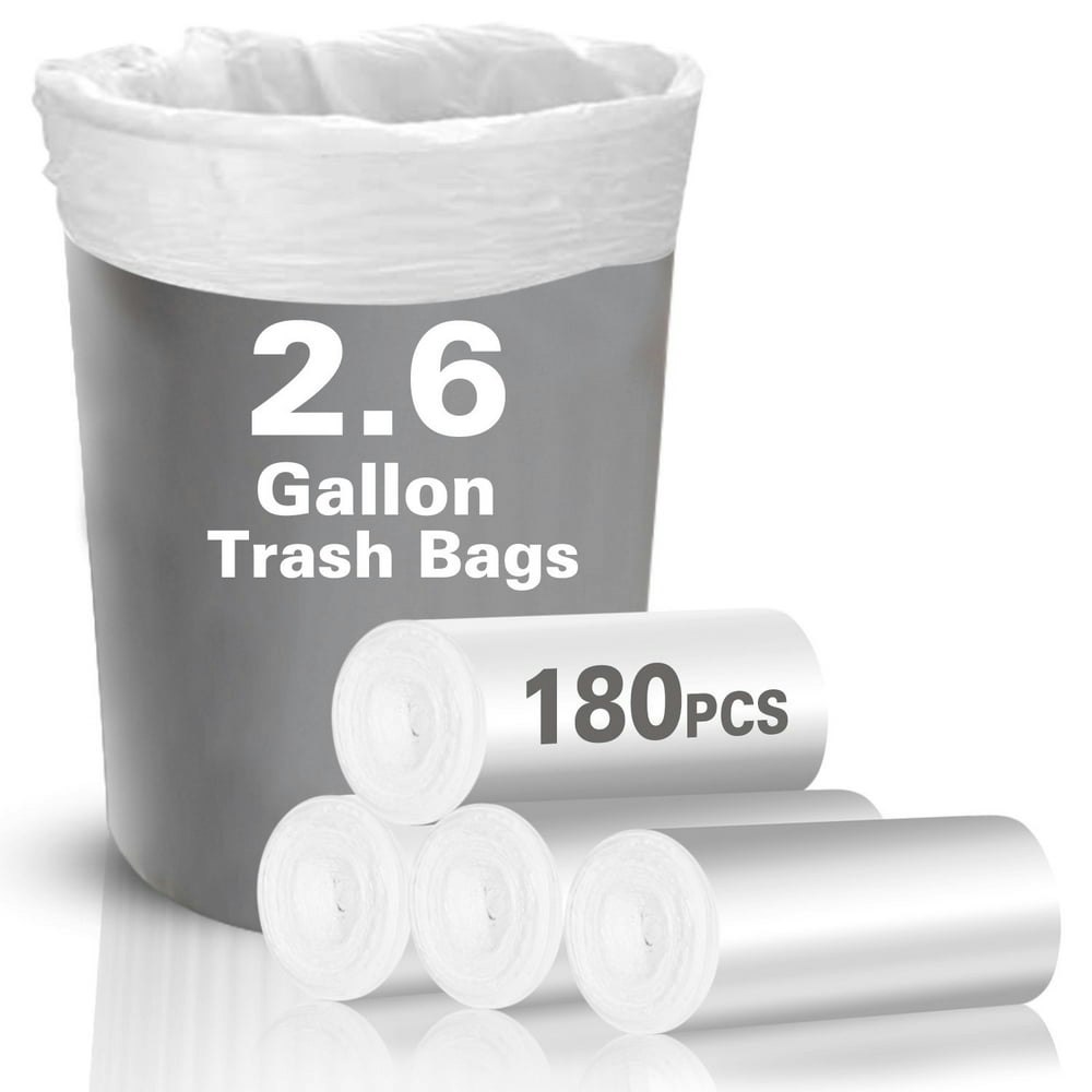 Charmount 2.6-Gallon Small Trash Bags 180-Count: $14.78 Charmount 2.6-Gallon Small Trash Bags 180-Count: $14.78