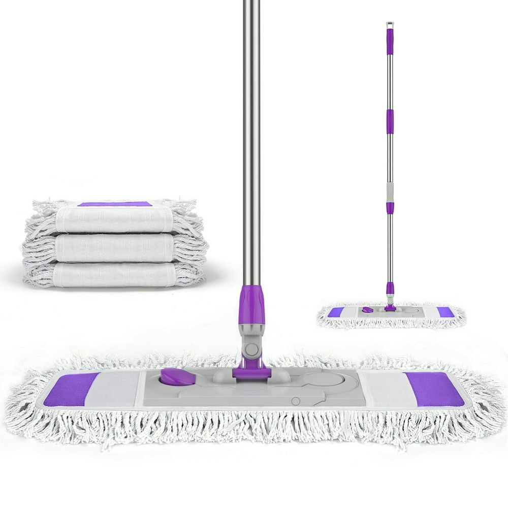 Microfiber Flat Floor Mop with 3 Washable Pads: $19.99 Microfiber Flat Floor Mop with 3 Washable Pads: $19.99