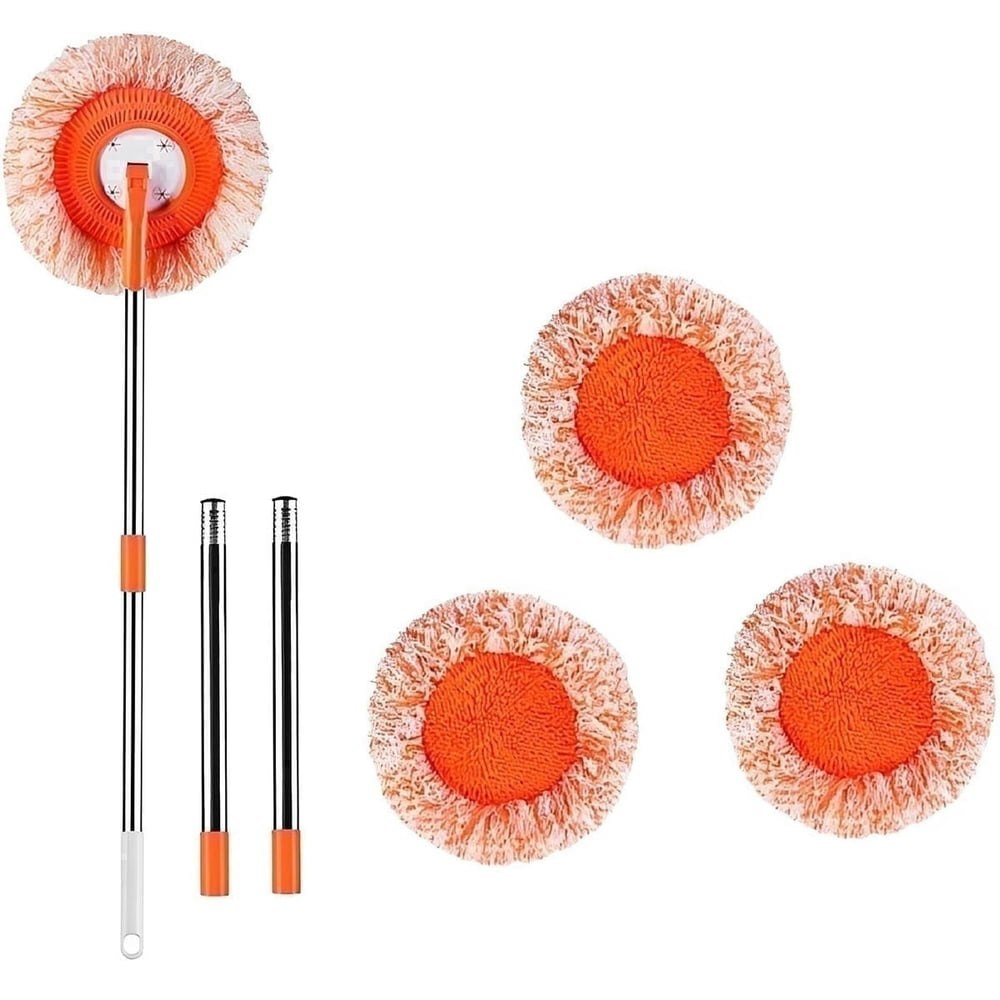 Hvxrjkn 74.8" Adjustable Wall Cleaner Mop Set 4-Poles 4-Head: $20.09 Hvxrjkn 74.8" Adjustable Wall Cleaner Mop Set 4-Poles 4-Head: $20.09