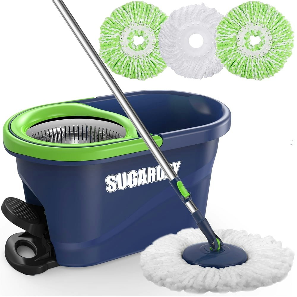 Sugarday Spin Mop and Bucket with Wringer Set: $31.79 Sugarday Spin Mop and Bucket with Wringer Set: $31.79