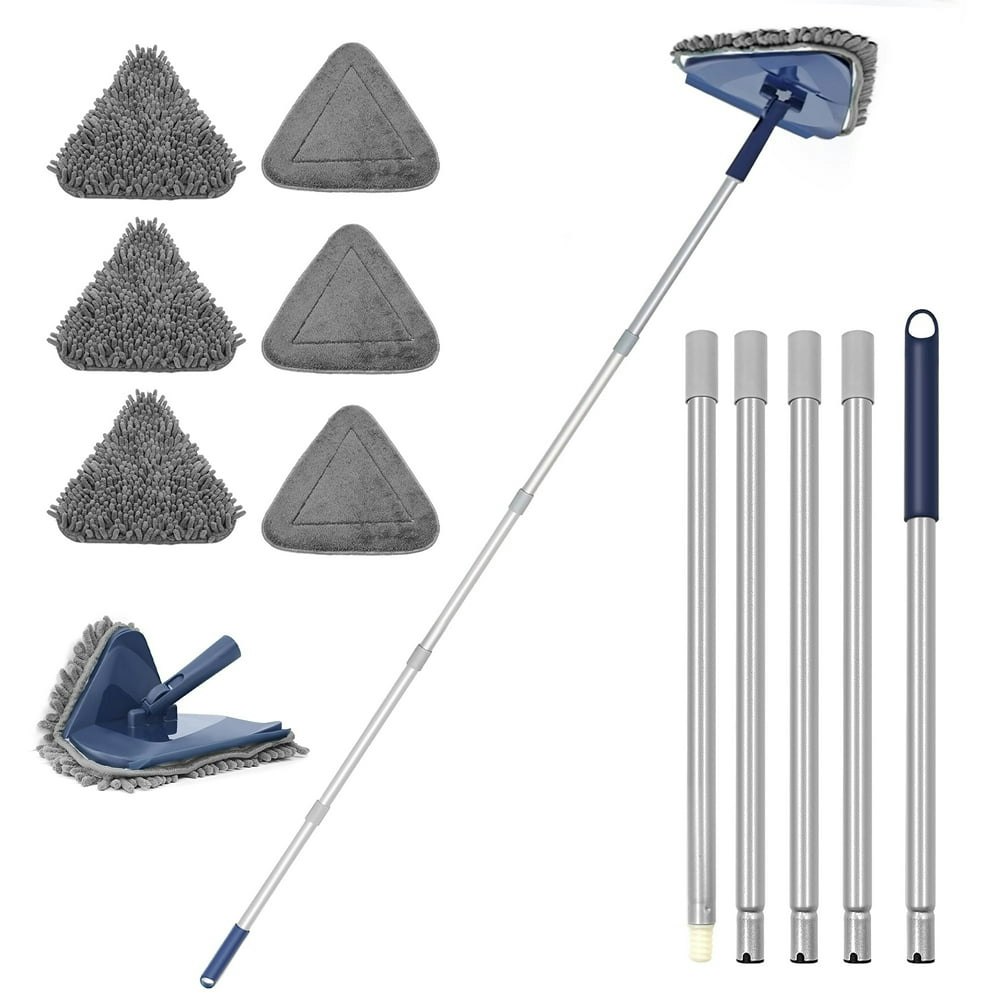 Jehonn Triangle Wall Mop Duster with 6 Replacement Microfiber Pads: $19.79 Jehonn Triangle Wall Mop Duster with 6 Replacement Microfiber Pads: $19.79