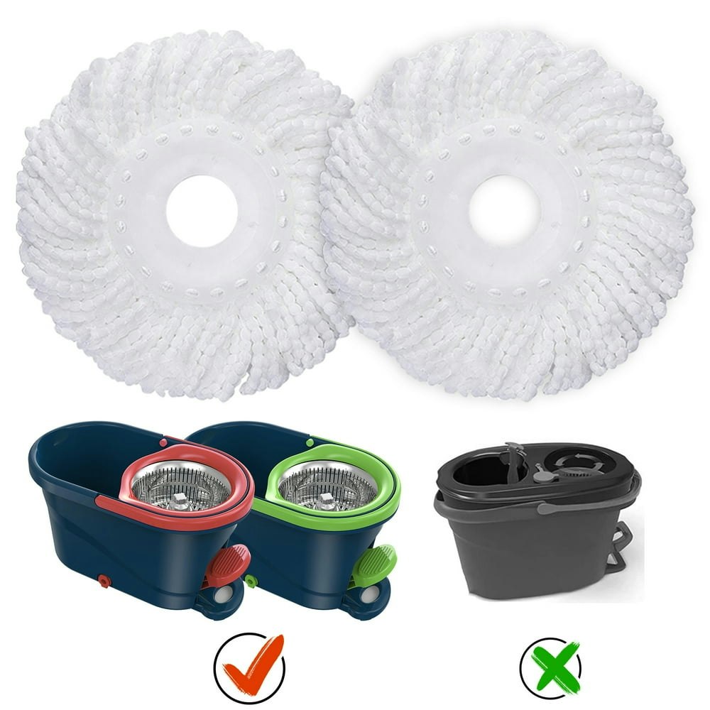 Sugarday Microfiber Spin Mop Head Replacement 2-Pack: $10.69 Sugarday Microfiber Spin Mop Head Replacement 2-Pack: $10.69
