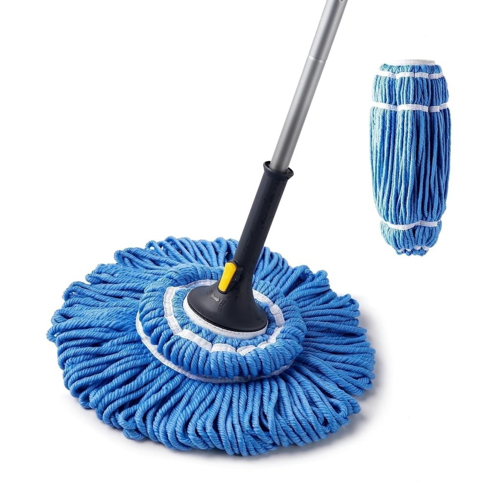 Yocada Twist Mop with 57" Iron Pole 2 Replacement Heads: $20.99 Yocada Twist Mop with 57" Iron Pole 2 Replacement Heads: $20.99