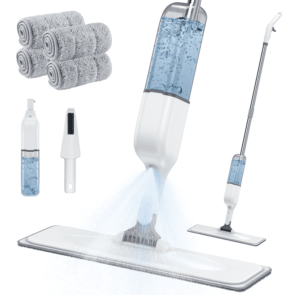 Spray Mop with Washable Pads 4-Pack: $18.99 Spray Mop with Washable Pads 4-Pack: $18.99