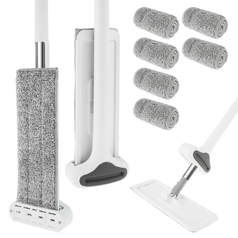 Keyohome Microfiber Flat Mop with 6 Washable Pads 62.9": $17.59 Keyohome Microfiber Flat Mop with 6 Washable Pads 62.9": $17.59