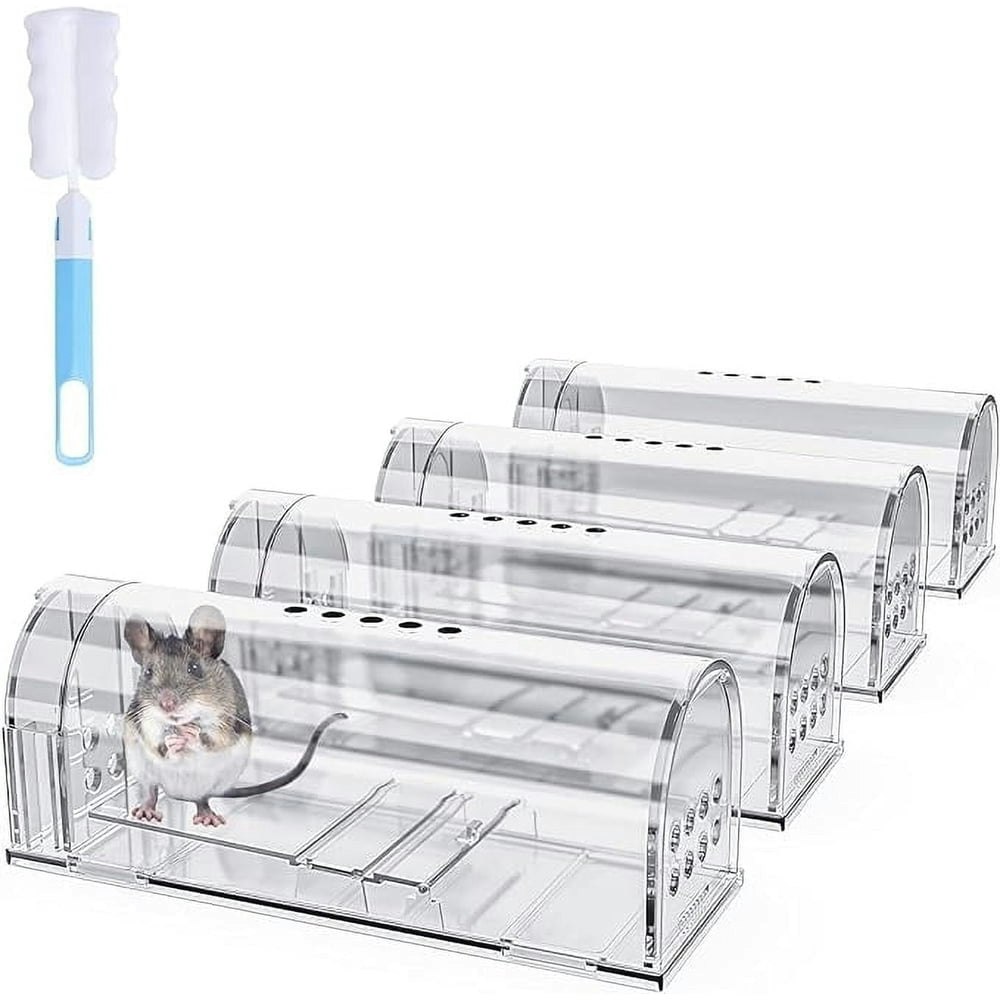 Treamon Humane Indoor Mouse Traps 4-Count: $17.89 Treamon Humane Indoor Mouse Traps 4-Count: $17.89