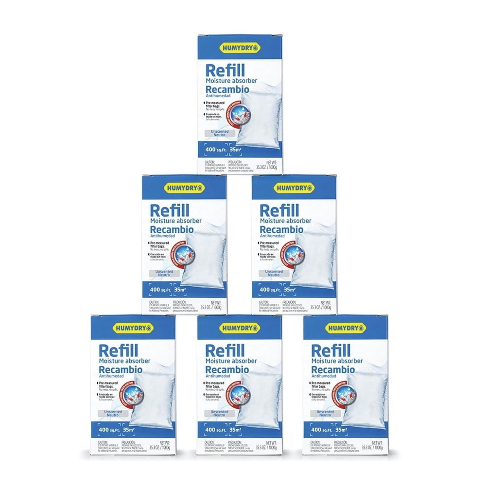 HUMYDRY 35.3-Oz Moisture Absorber Refills 6-Pack Unscented: $38.35