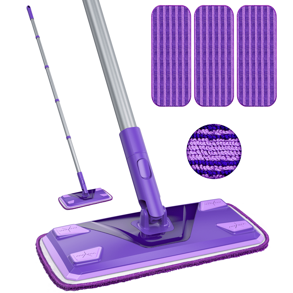Sugarday Microfiber Wet Flat Mop with 3 Washable Mop Pads: $15.79 Sugarday Microfiber Wet Flat Mop with 3 Washable Mop Pads: $15.79