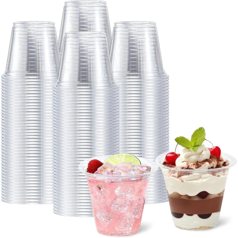 Lamosi 9 oz Disposable Clear Plastic Cups 100-Count: $11.88 Lamosi 9 oz Disposable Clear Plastic Cups 100-Count: $11.88