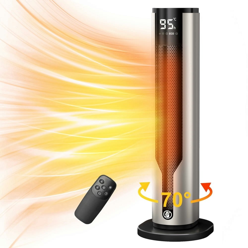 ATUPEN 1500W PTC Space Heater with Thermostat: $59.89
