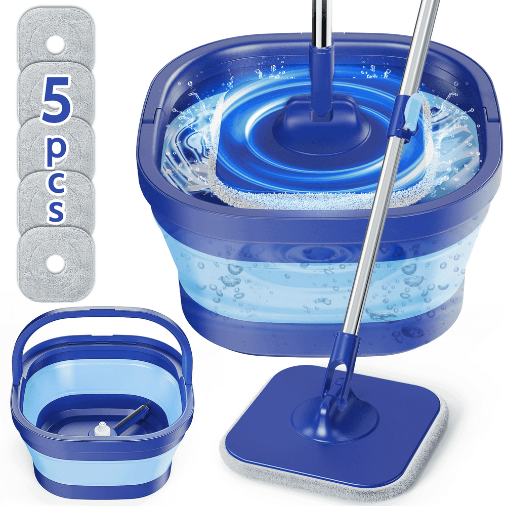 Sugarday Spin Mop and Bucket with Wringer Set 5-Pad Set: $27.99 Sugarday Spin Mop and Bucket with Wringer Set 5-Pad Set: $27.99