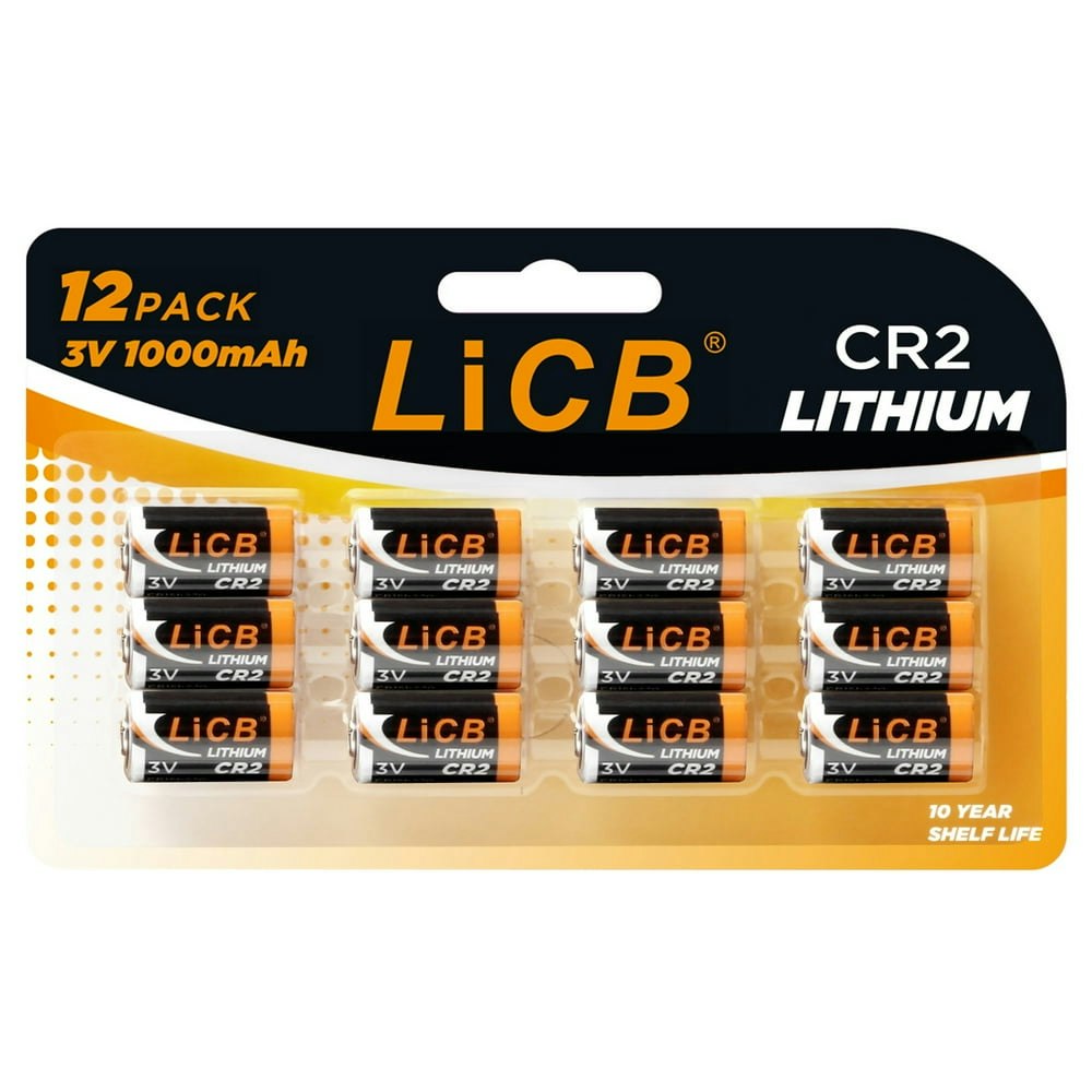LiCB CR2 3V Lithium Battery 12-Pack: $18.99