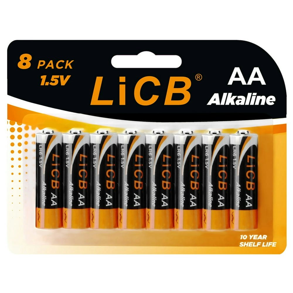 LiCB AA Alkaline Batteries 8-Pack: $7.19 LiCB AA Alkaline Batteries 8-Pack: $7.19