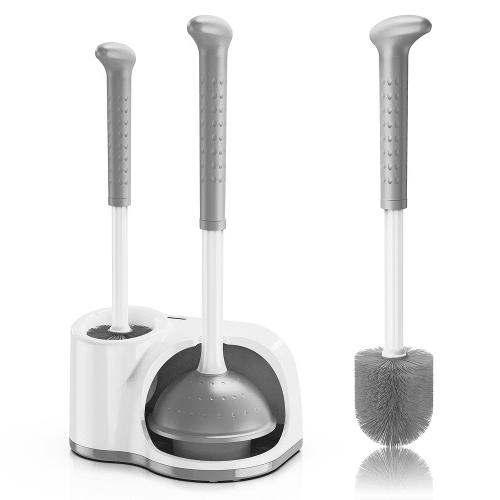 ILAVCLEAN Toilet Brush and Plunger with Caddy Set: $18.09