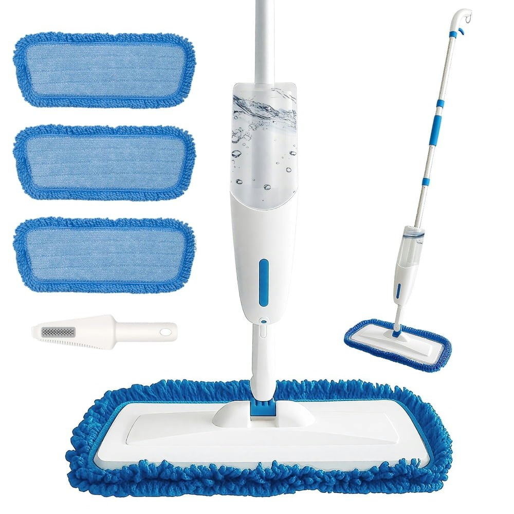 Aonhom Spray Mop with Washable Pads 3-Pack: $17.69