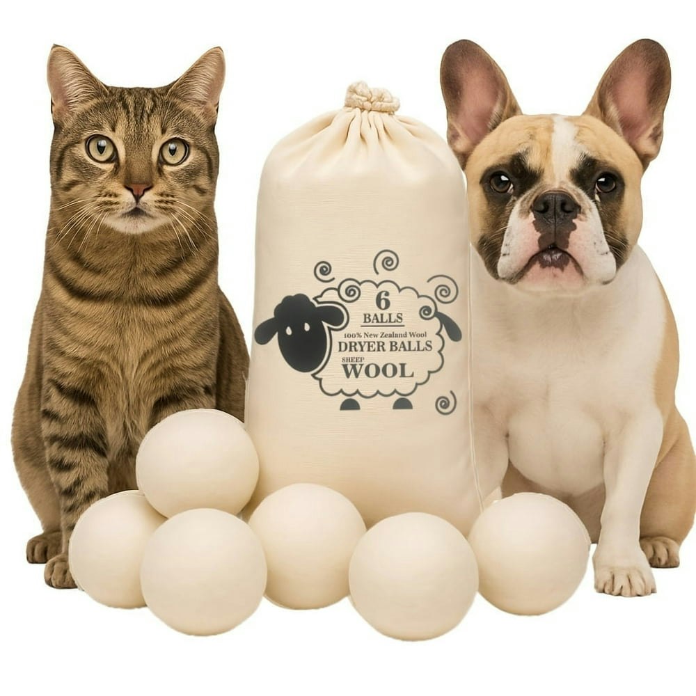 Fido Fave Wool Dryer Balls 6-Pack: $12.95 Fido Fave Wool Dryer Balls 6-Pack: $12.95