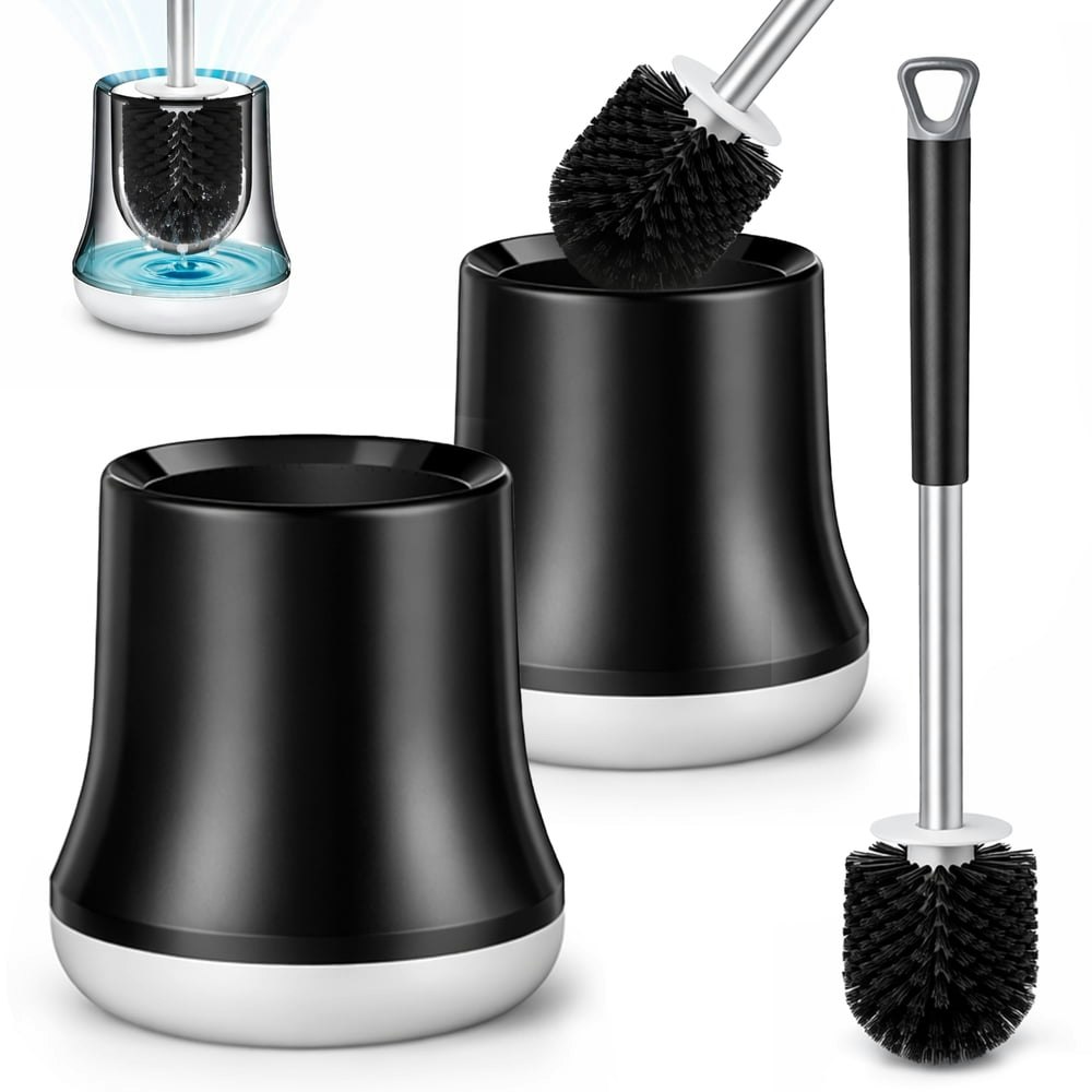 Sugarday Toilet Bowl Brush and Holder Set 2-Pack: $17.75 Sugarday Toilet Bowl Brush and Holder Set 2-Pack: $17.75