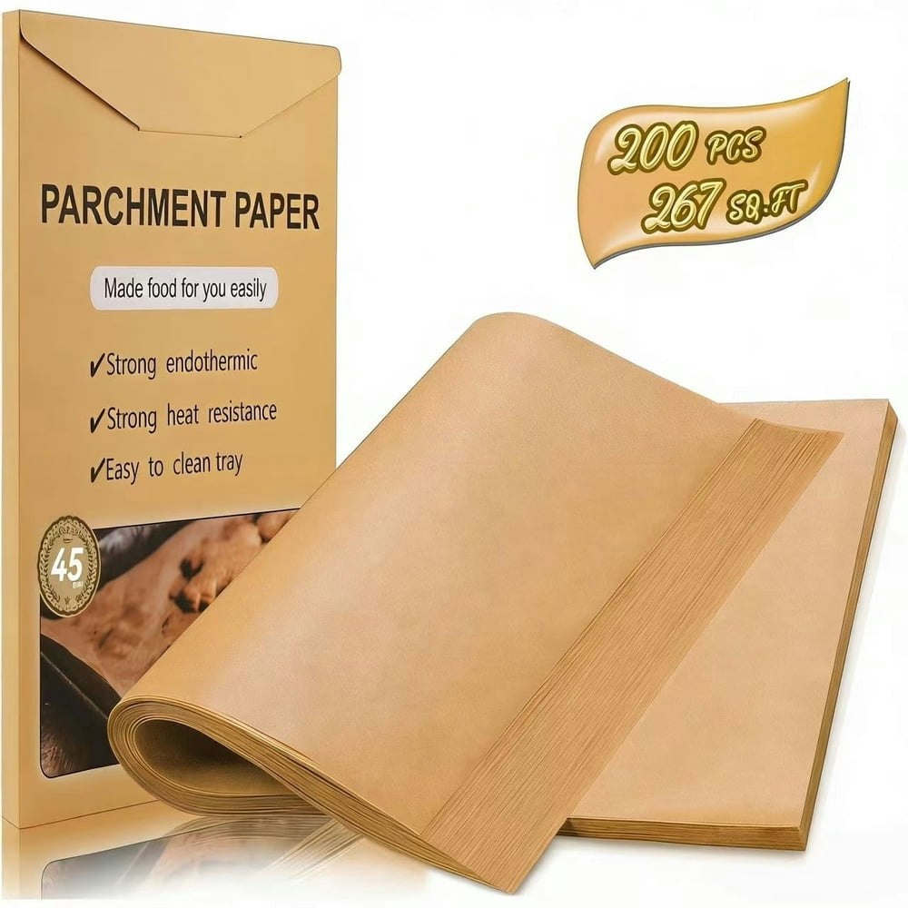 Panbear 12x16-Inch Non-Stick Parchment Paper 200-Pack: $12.89