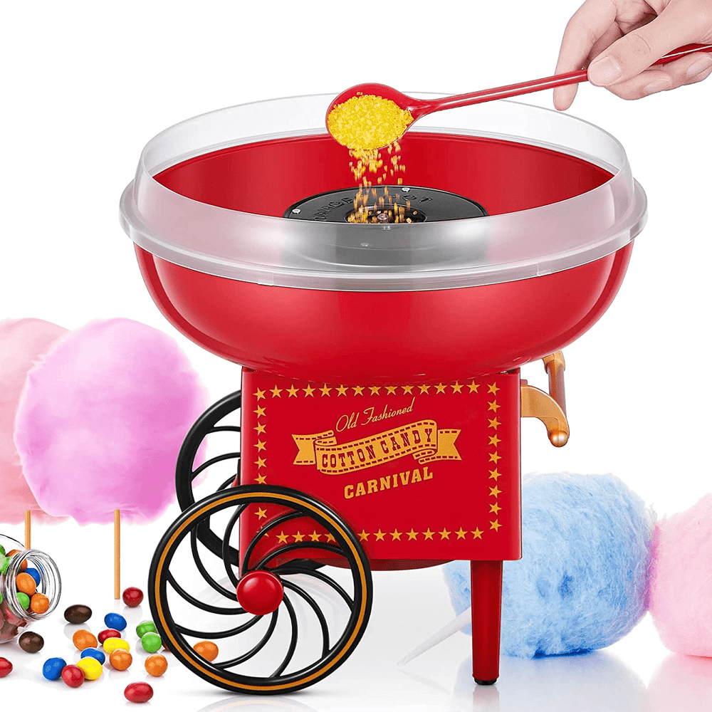 Fohere Cotton Candy Machine with Candy Spoon and 10 Candy Sticks: $33.99 Fohere Cotton Candy Machine with Candy Spoon and 10 Candy Sticks: $33.99
