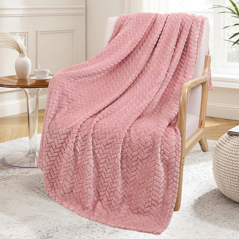 Exclusivo Mezcla Flannel Fleece Throw Blanket 50" x 70": $8.99