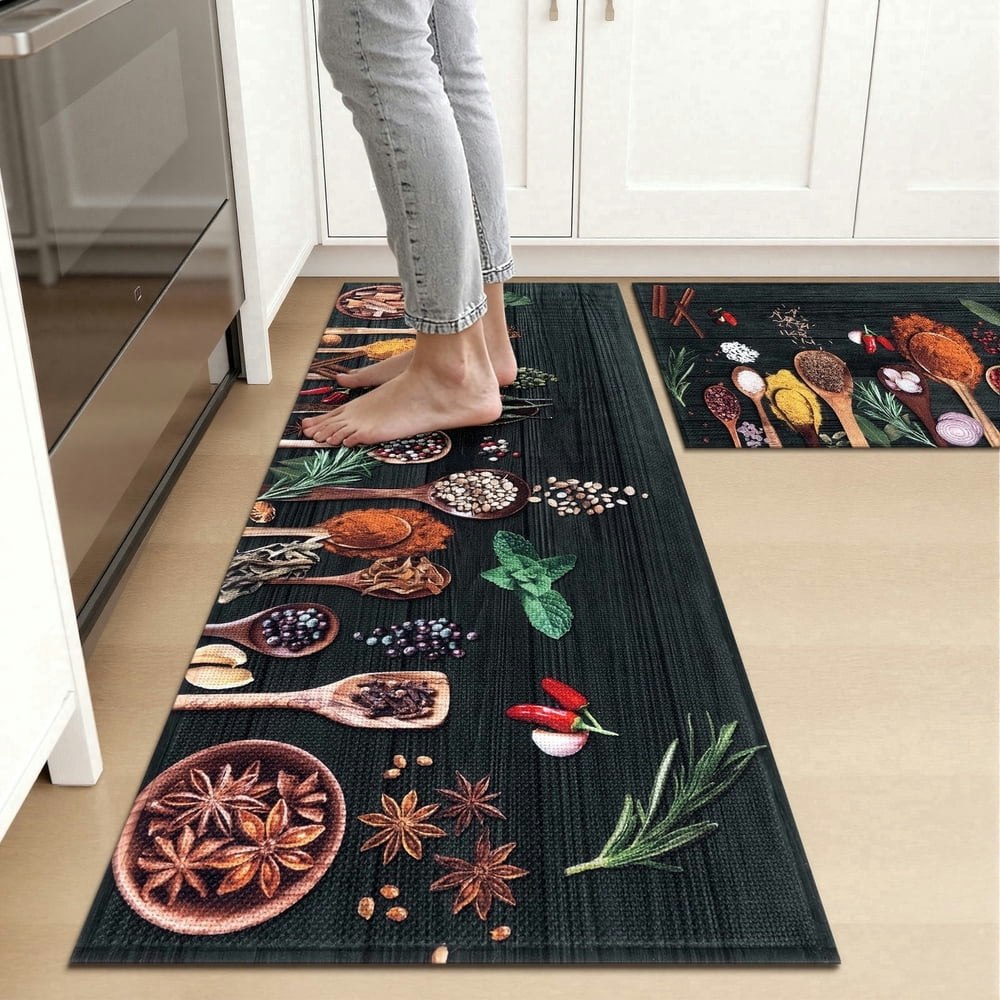 Findosom Kitchen Rugs 2-Pack 19"x32" and 19"x48": $19.98 Findosom Kitchen Rugs 2-Pack 19"x32" and 19"x48": $19.98