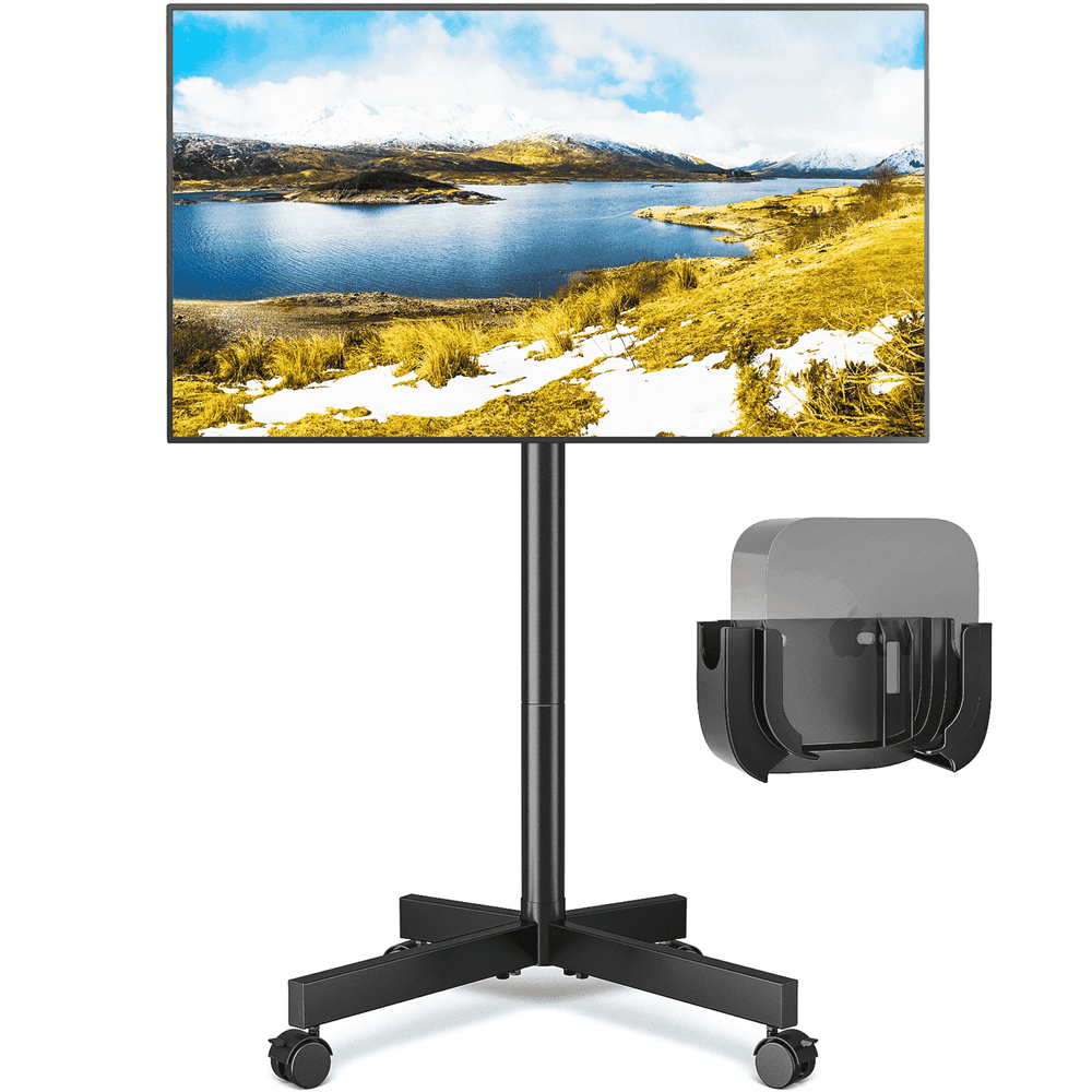 RTVR Mobile Rolling TV Stand Cart on Wheels for 32-60-Inch Screens: $37.99