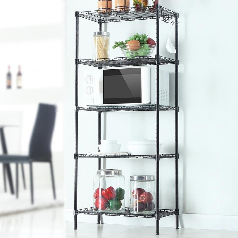 Zimtown 5-Tier Wire Shelving Storage Rack: $32.99 Zimtown 5-Tier Wire Shelving Storage Rack: $32.99