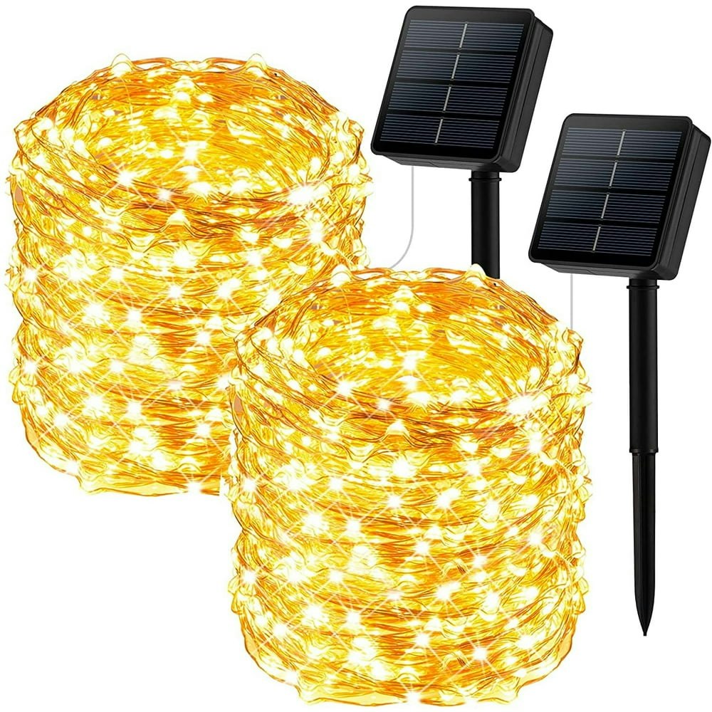 Magotan Solar Christmas Fairy Lights 2-Pack 72ft 200-LED Warm White: $13.28 Magotan Solar Christmas Fairy Lights 2-Pack 72ft 200-LED Warm White: $13.28