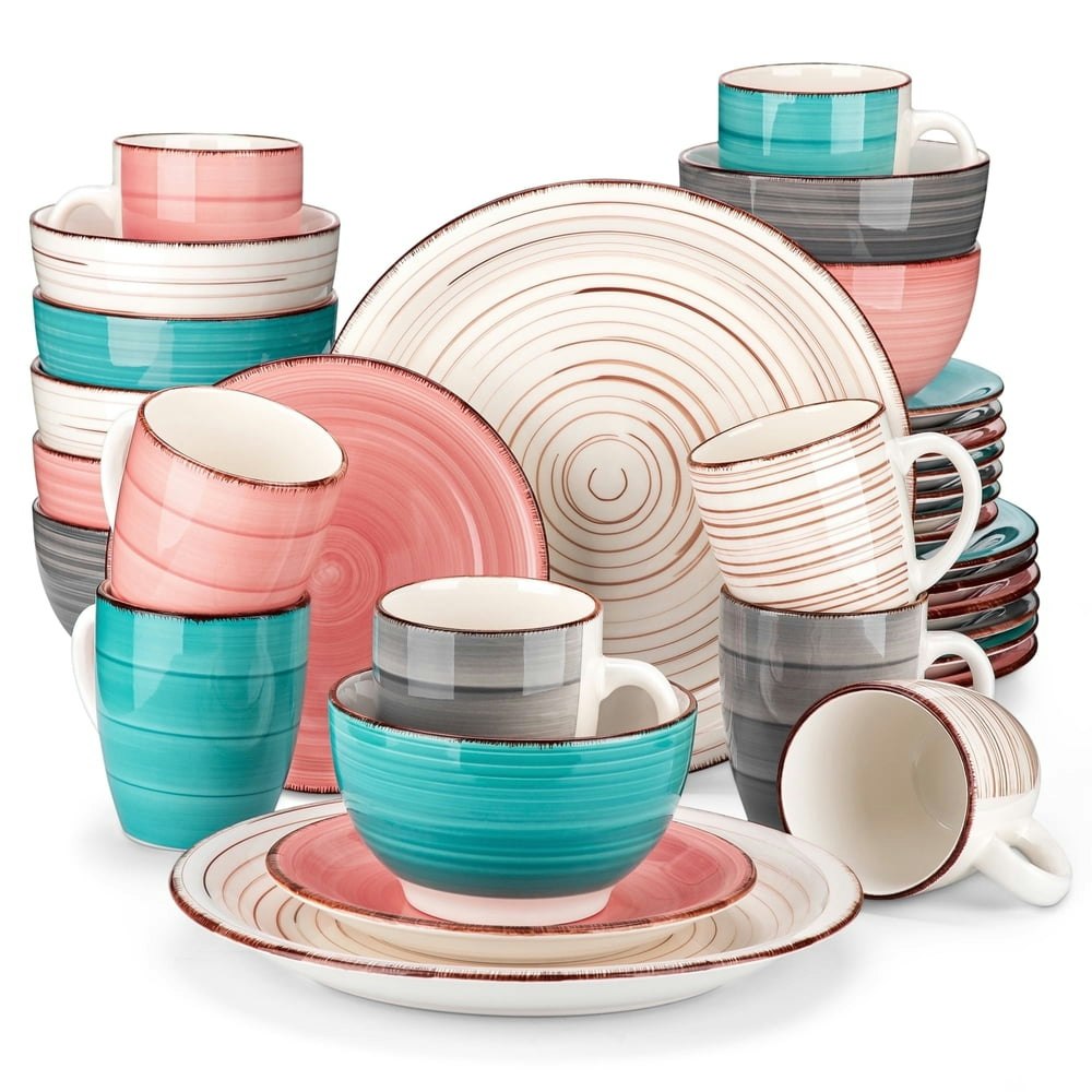 Vancasso Bella 32-Piece Stoneware Dinnerware Set Service for 8: $89.99