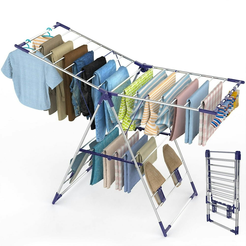 Behost Stainless Steel Foldable Clothes Drying Rack: $46.97 Behost Stainless Steel Foldable Clothes Drying Rack: $46.97