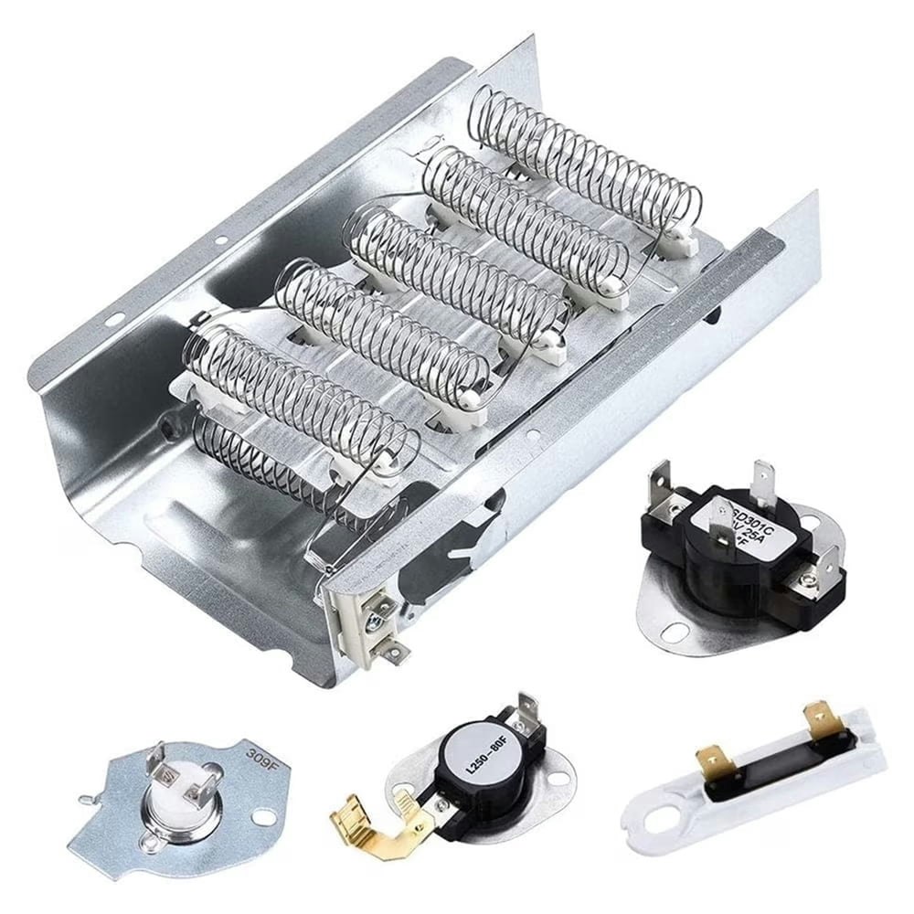 Dryer Heating Element and Thermostat Thermal Fuse Replacement Kit for Whirlpool Kenmore Maytag Amana Dryers: $20.12