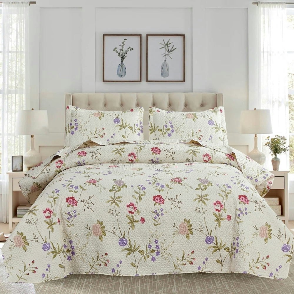 Green Essen Queen Quilt Set 3-Piece: $28.79 Green Essen Queen Quilt Set 3-Piece: $28.79