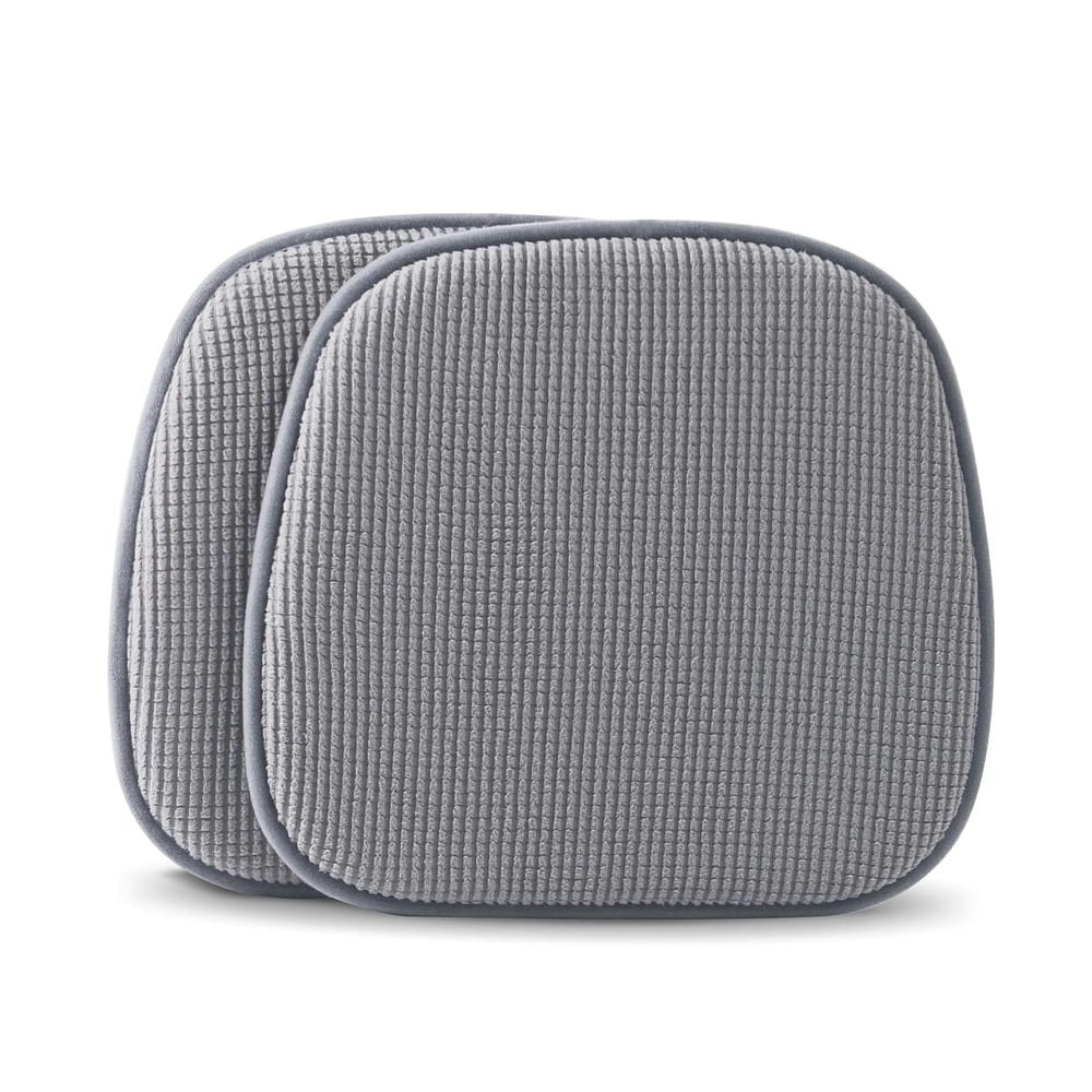 Shinnwa Velvet Non-Slip Kitchen Chair Seat Cushions 2-Pack: $17.37