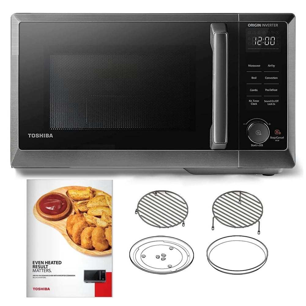 Toshiba 6-in-1 Inverter Microwave Oven Air Fryer Combo: $229.99