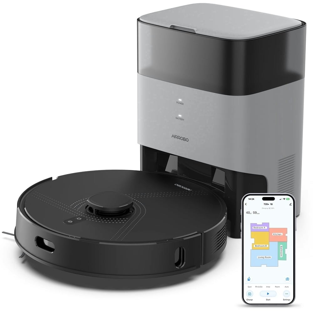 Airrobo L40+ Robot Vacuum and Mop Combo: $224.99