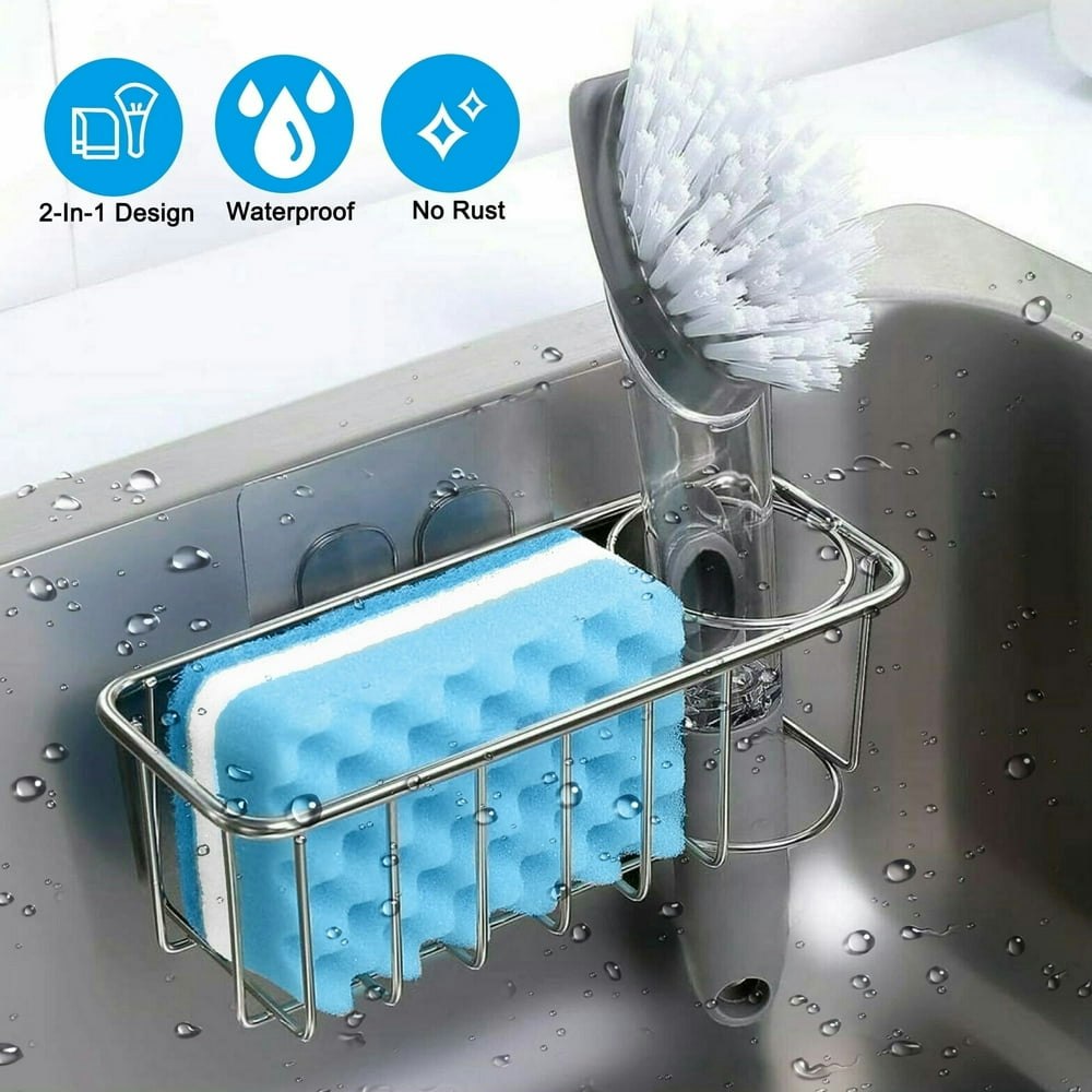 TSV 2-in-1 Sink Sponge Holder: $10