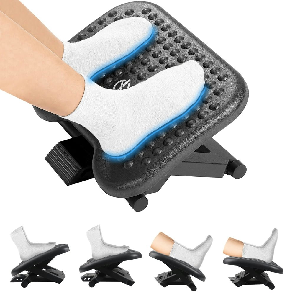 Adjustable Ergonomic Under Desk Footrest: $25.99