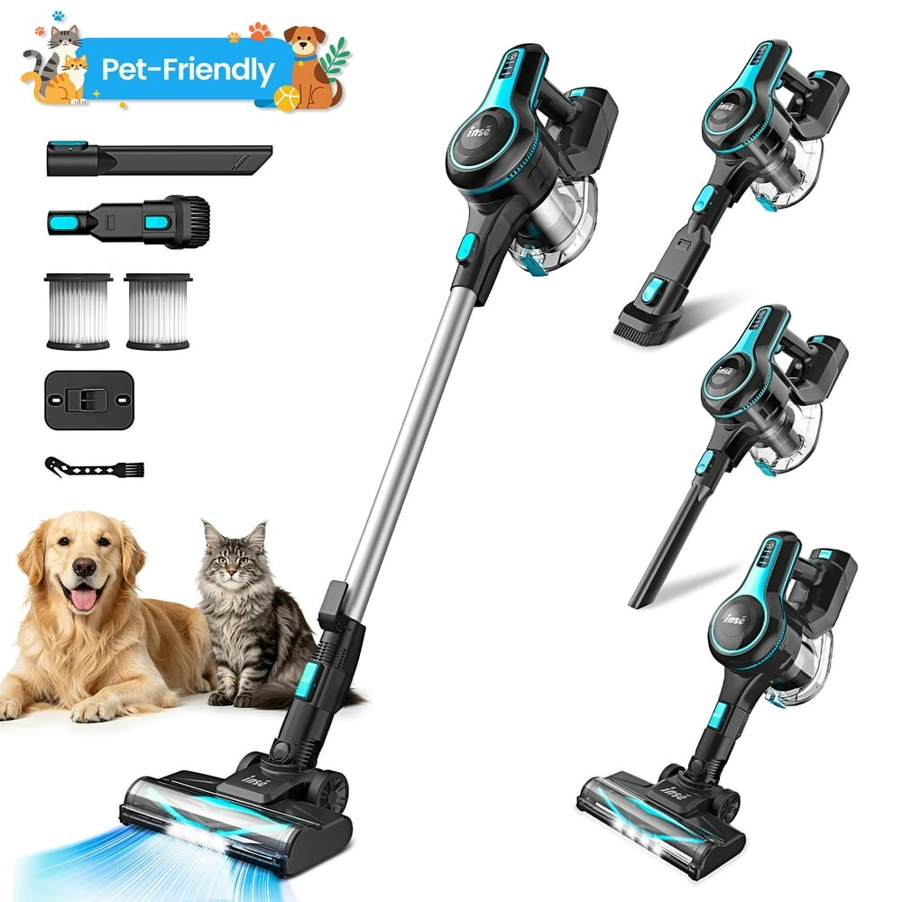 INSE N520 Cordless Stick Vacuum Cleaner: $58.93