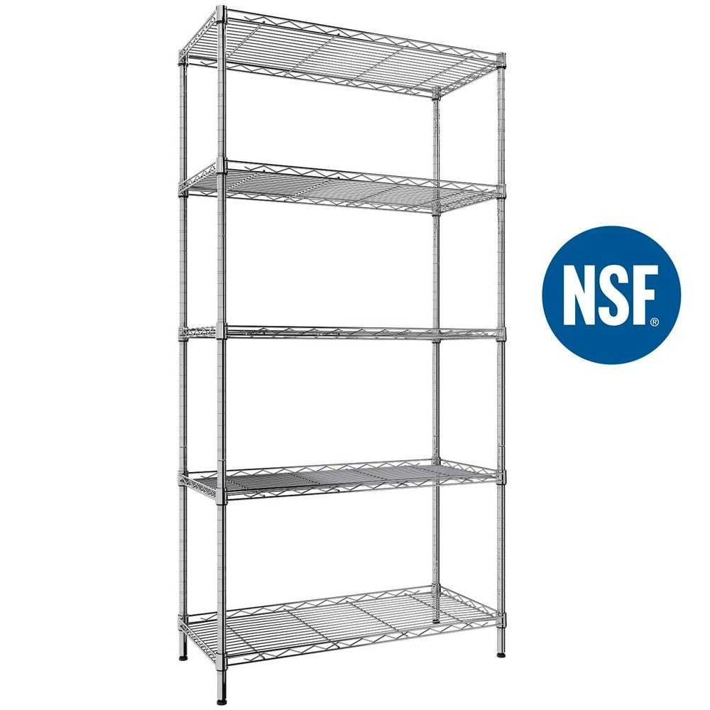 Ktaxon 5-Tier Wire Shelving Unit 30" x 14" x 60": $42.99 Ktaxon 5-Tier Wire Shelving Unit 30" x 14" x 60": $42.99