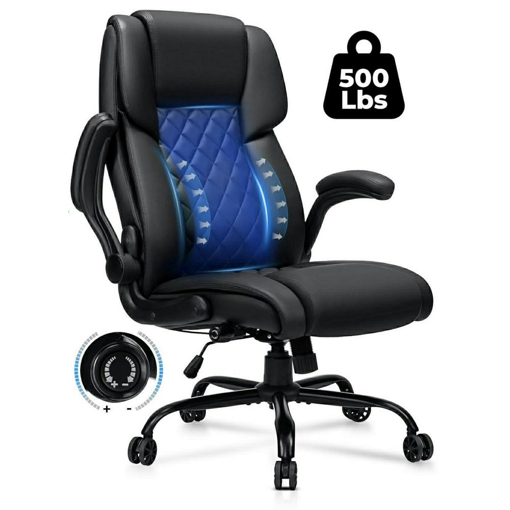 Hoffree Big and Tall 500lb Executive Office Chair with Adjustable Lumbar Support: $139.92 Hoffree Big and Tall 500lb Executive Office Chair with Adjustable Lumbar Support: $139.92