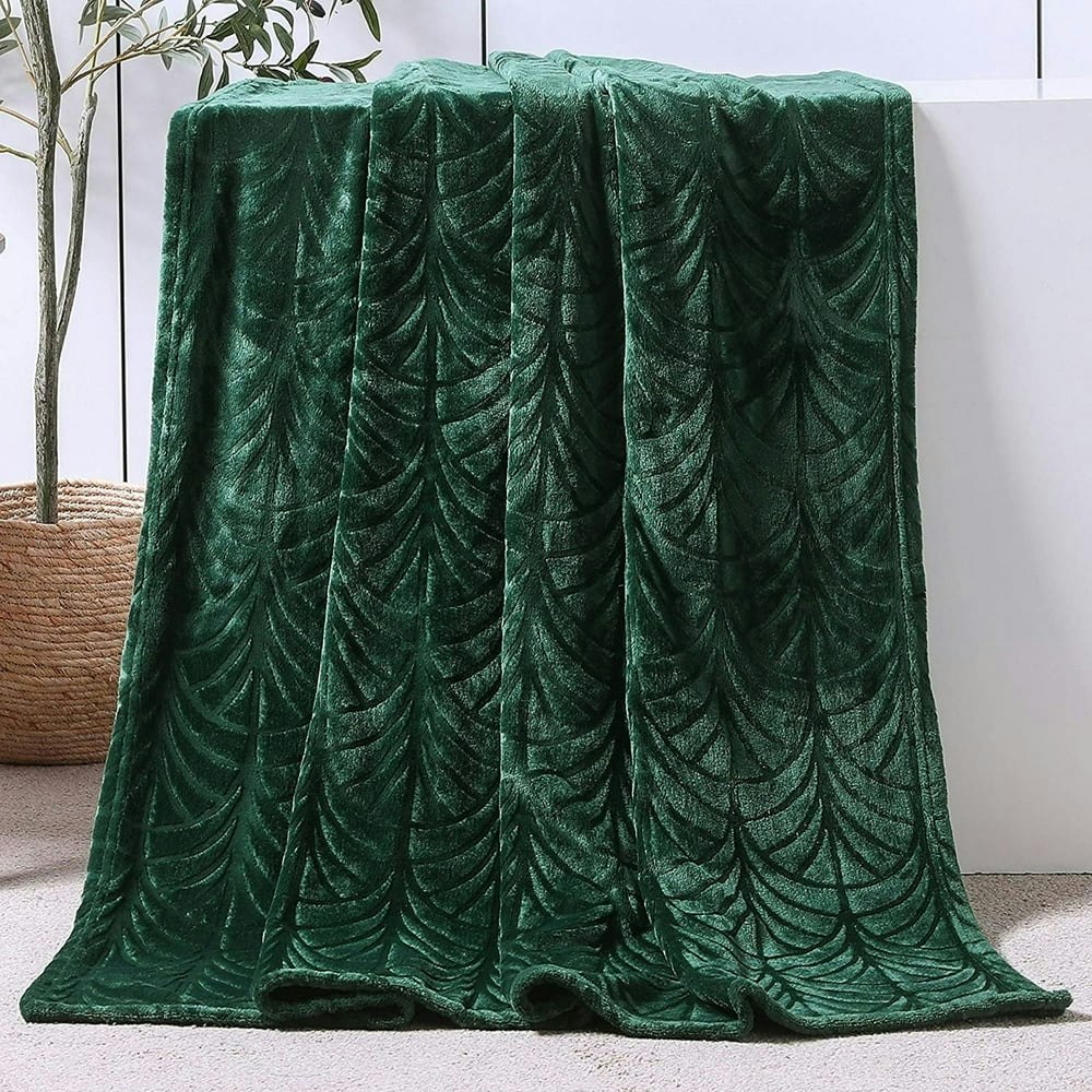 Whale Flotilla Fleece Throw Blanket 50x60 Inch: $10.99