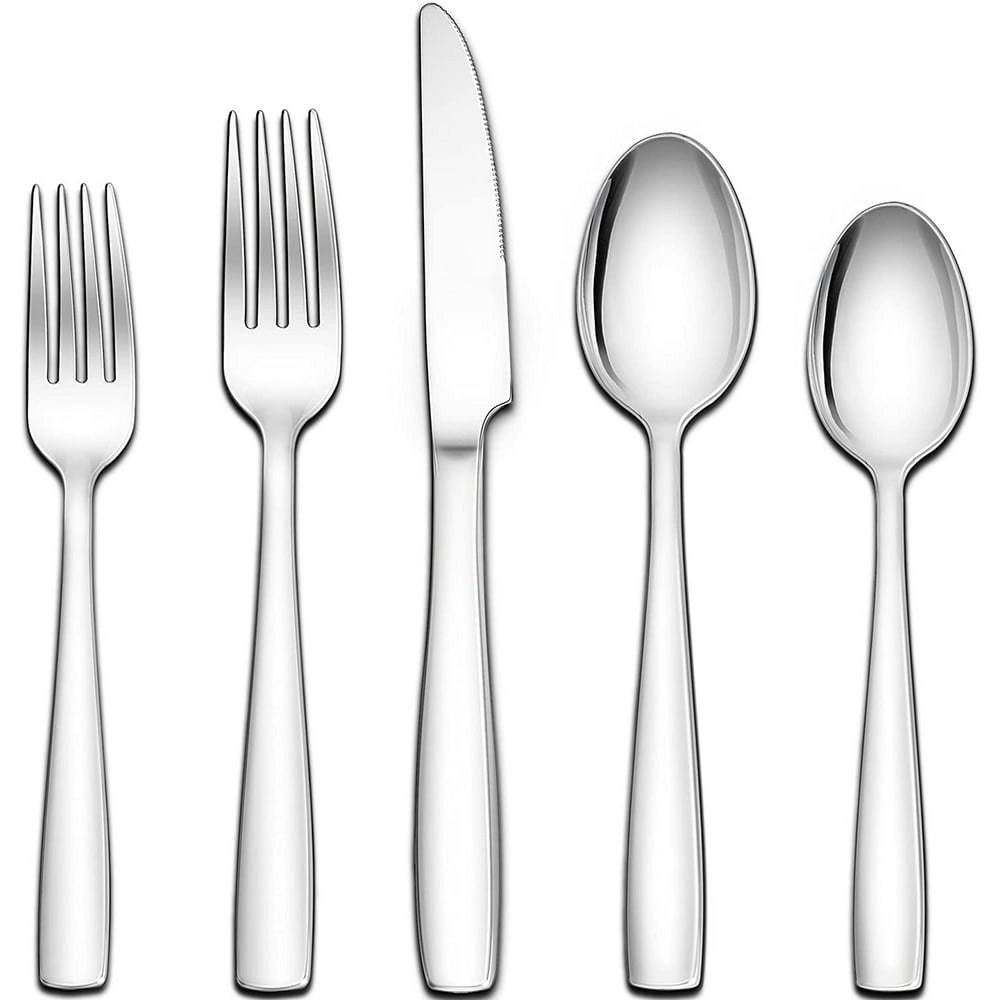 VeSteel 18/10 Stainless Steel Silverware Set 40-Piece Set for 8: $37.99