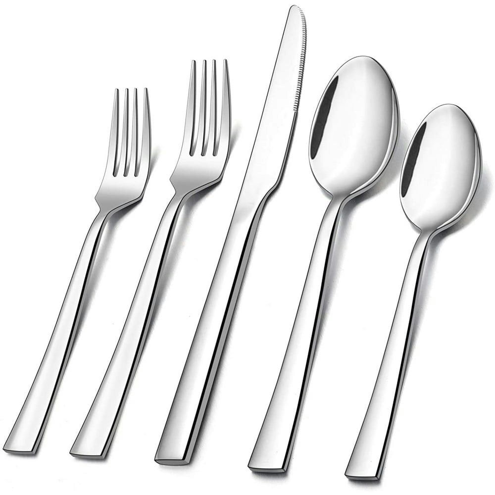 Vesteel 40-Piece Stainless Steel Silverware Set Service for 8: $23.99
