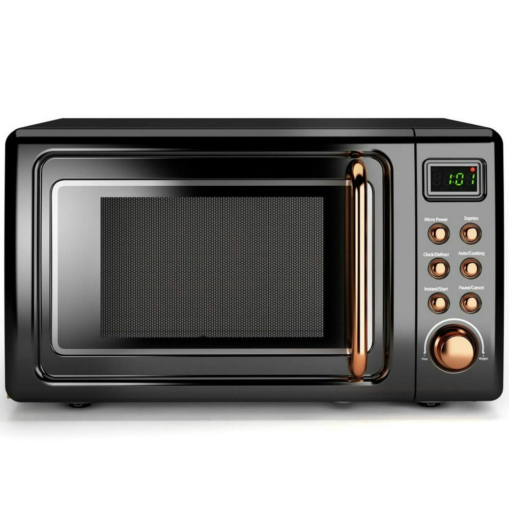 Costway 0.7 Cu.ft Retro Countertop Microwave Oven 700W: $89.99