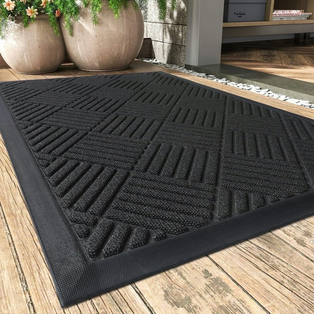 Sixhome 17"x30" Non-Slip Outdoor Doormat: $12.89 Sixhome 17"x30" Non-Slip Outdoor Doormat: $12.89