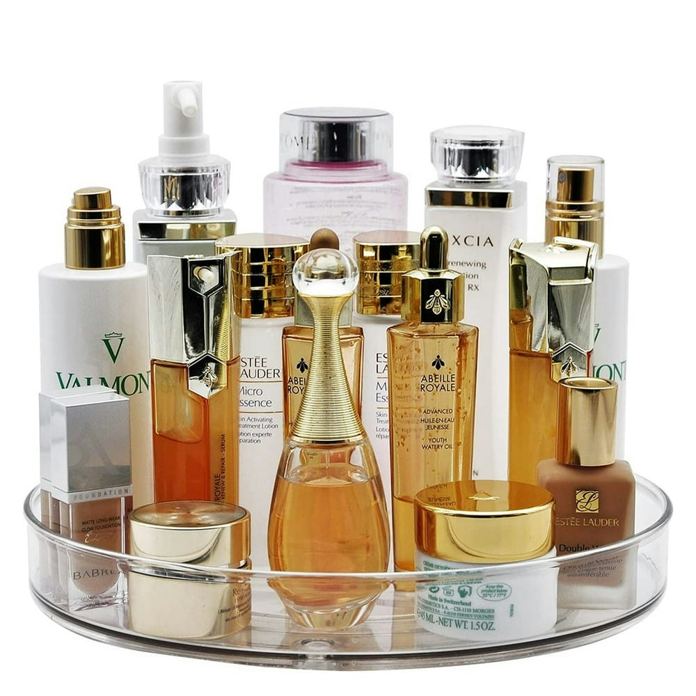 Suptree 10.6" Clear Rotating Lazy Susan Turntable Organizer: $12.59 Suptree 10.6" Clear Rotating Lazy Susan Turntable Organizer: $12.59