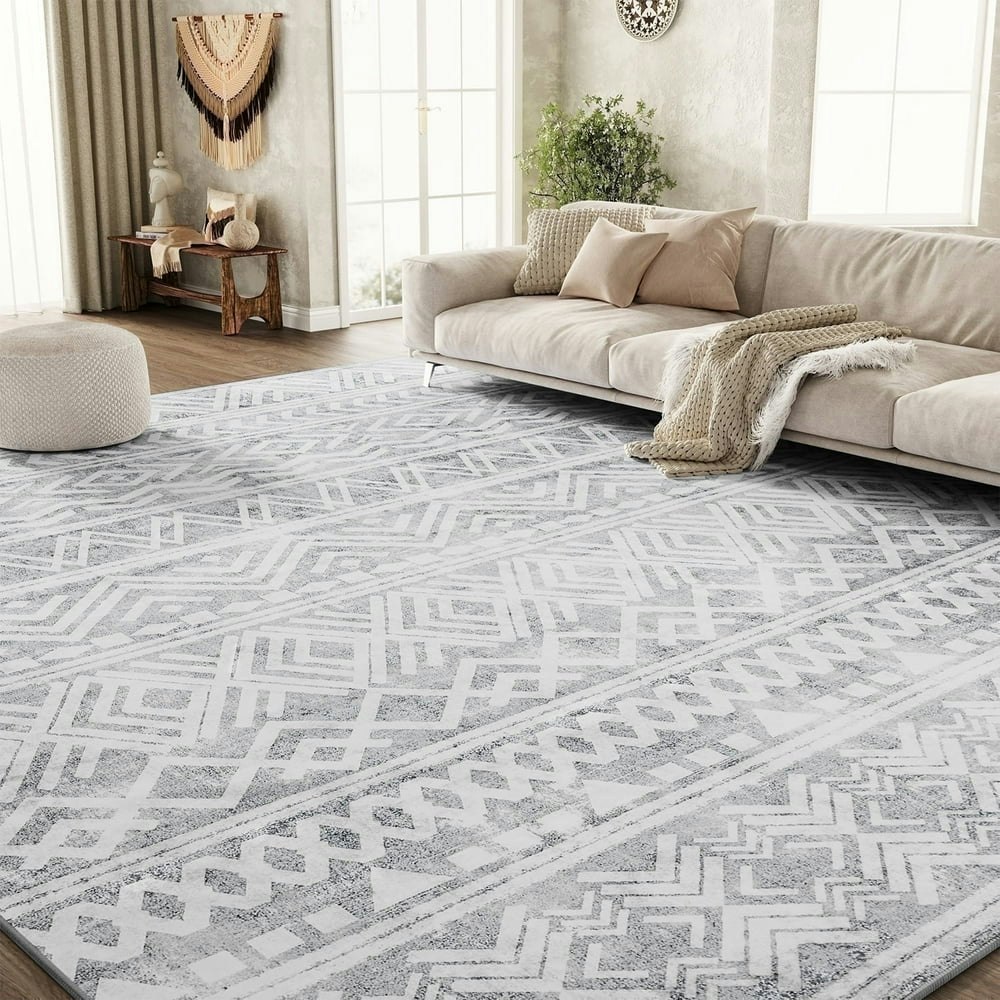 SIXHOME 5'x7' Washable Boho Area Rug: $35.99 SIXHOME 5'x7' Washable Boho Area Rug: $35.99