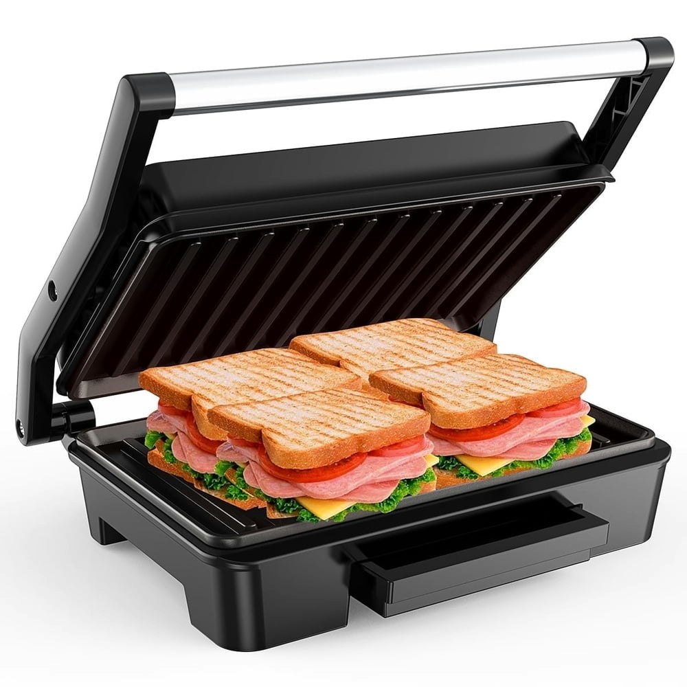 Gped 2-Slice Stainless Steel Panini Press Sandwich Maker: $24.32 Gped 2-Slice Stainless Steel Panini Press Sandwich Maker: $24.32