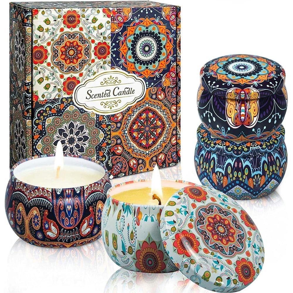 Oshine Christmas Scented Soy Candles Gift Set 4-Pack: $12.98